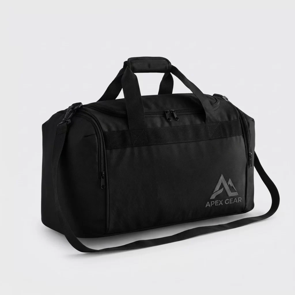zippered travel duffel bag product reference view 1
