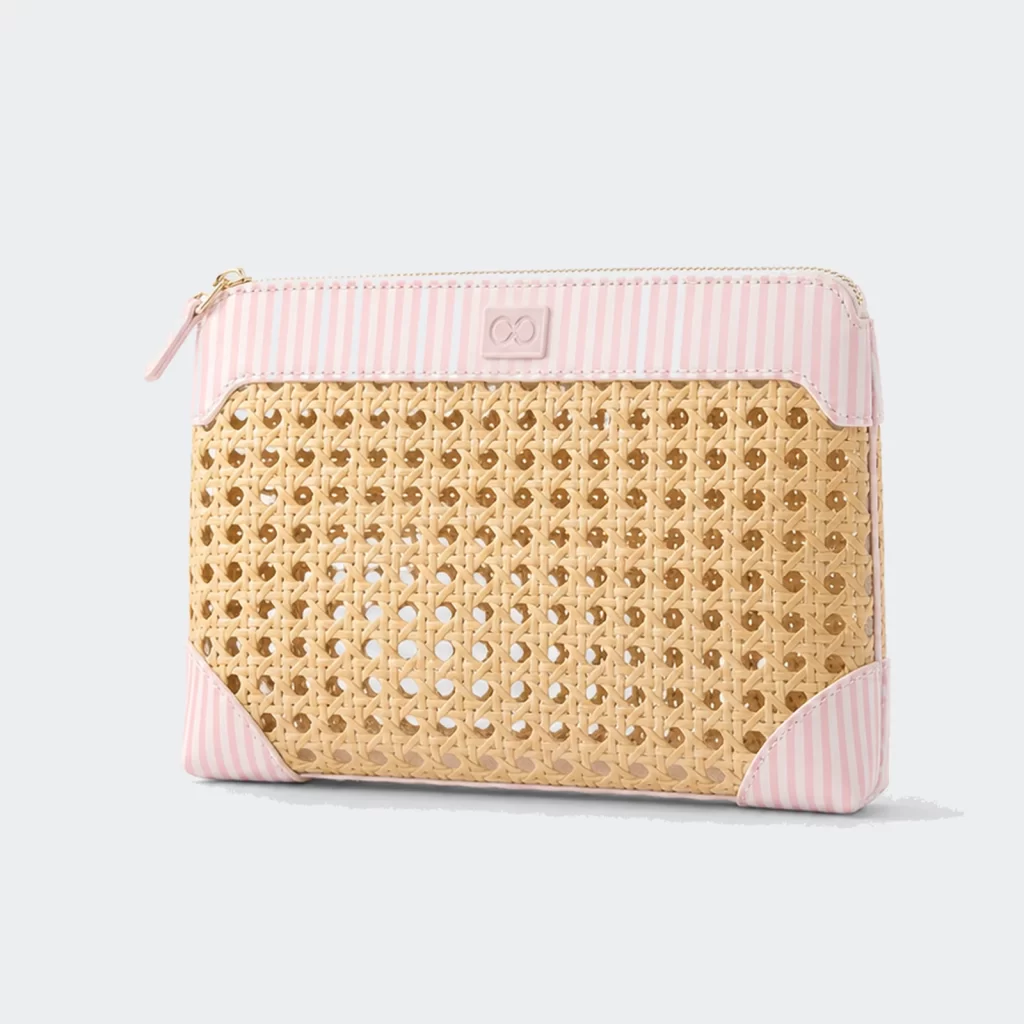 water-resistant coated textile marina zip pouch product reference view 1