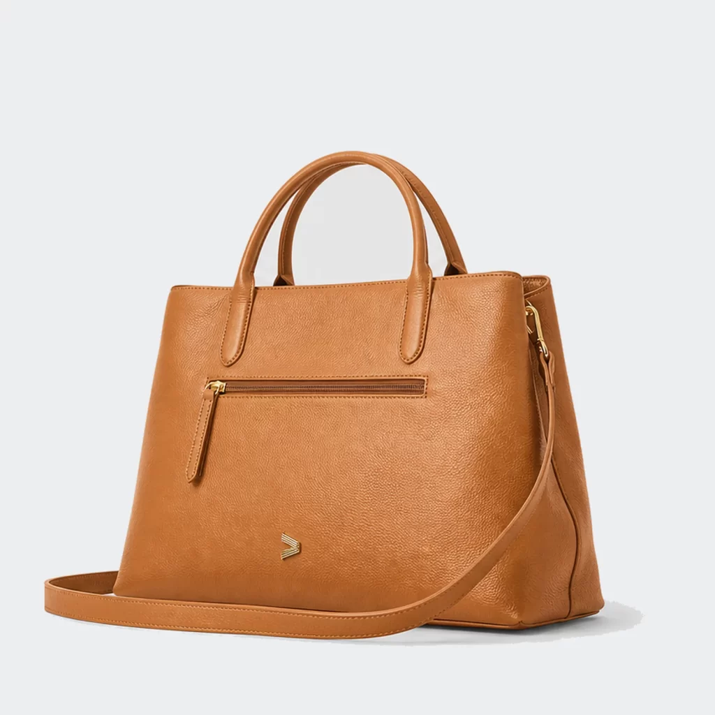 genuine leather sage shoulder handbag product reference view 2