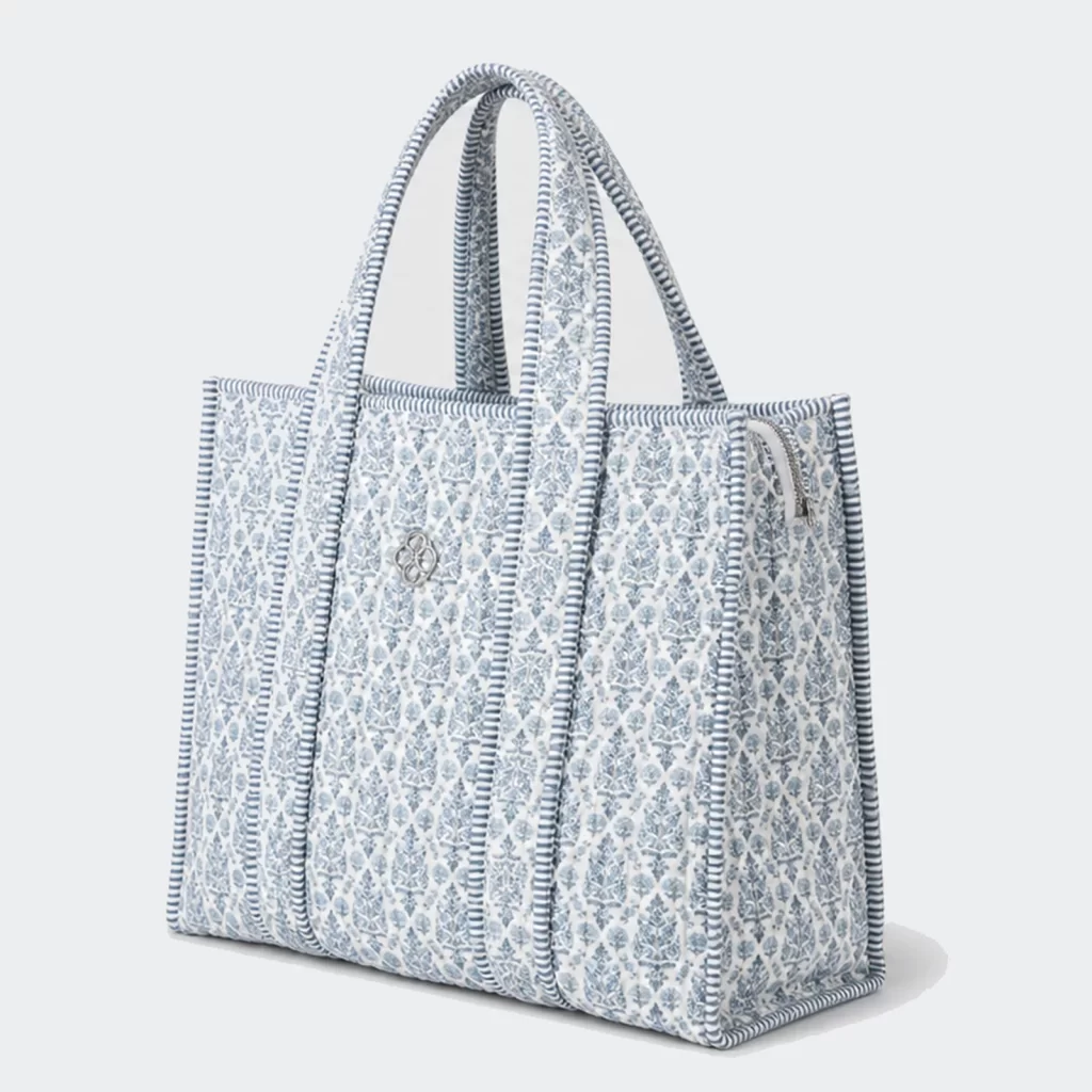 quilted cotton roamer everyday tote bag product reference view 2