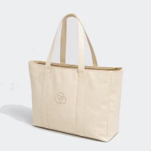 Cotton Canvas Meadow Everyday Tote Bag BL-TB-526 hover Custom tote bag for wholesale sourcing