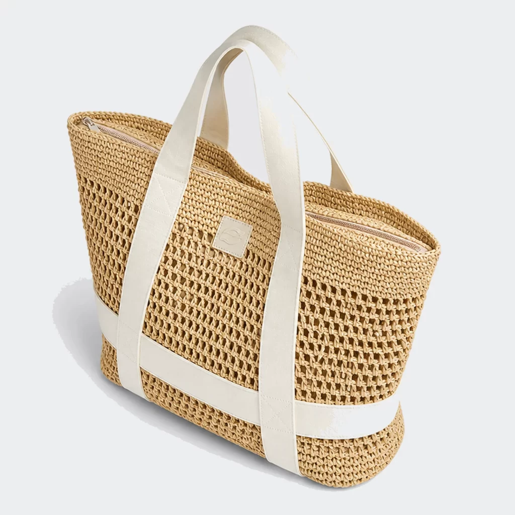 durable textile flex beach tote bag product reference view 2