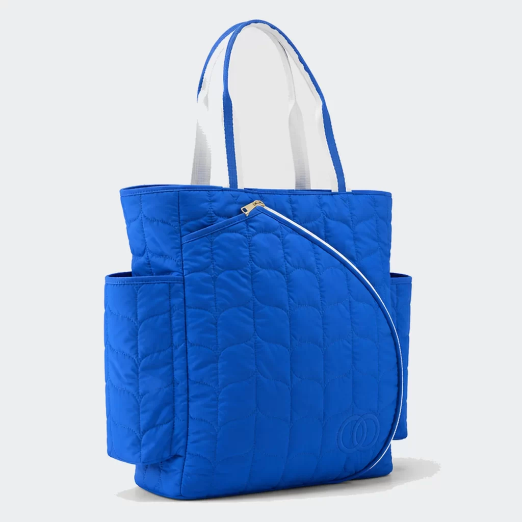 quilted nylon alder tennis tote bag product reference view 2