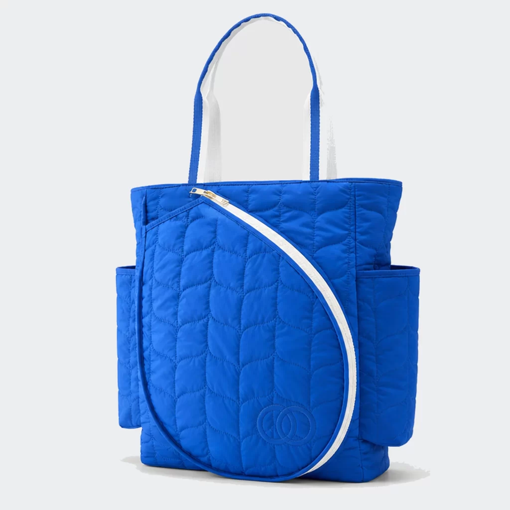 quilted nylon alder tennis tote bag product reference view 1