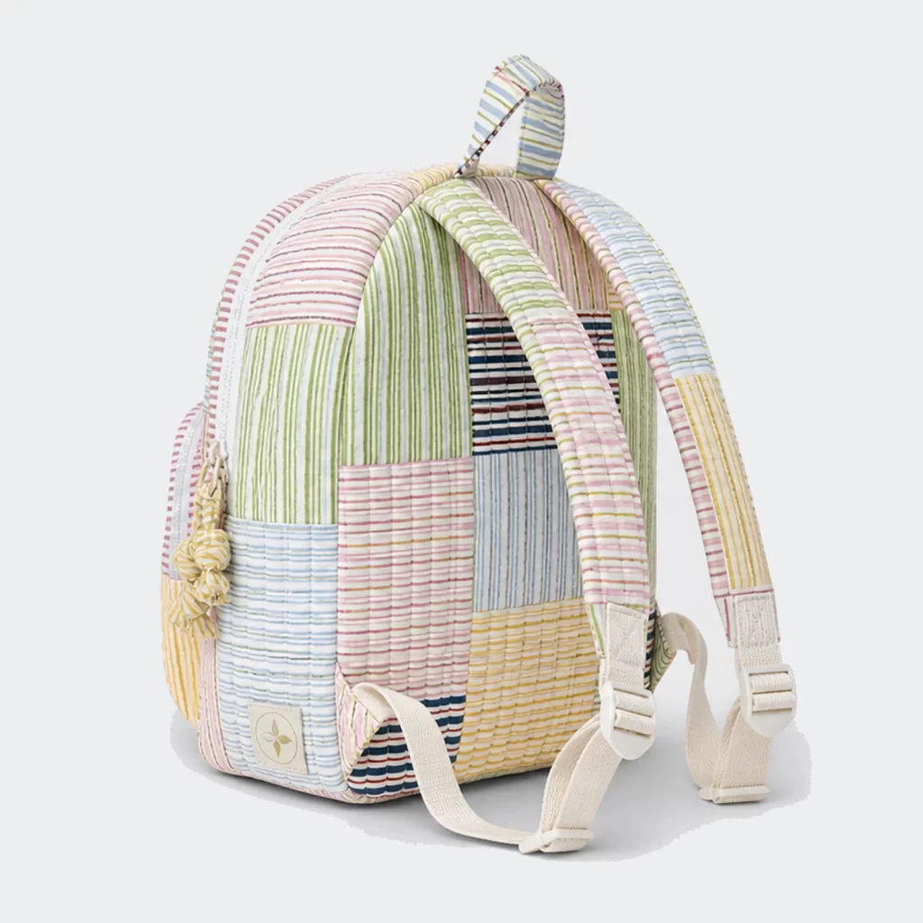 quilted cotton field everyday backpack product reference view 2