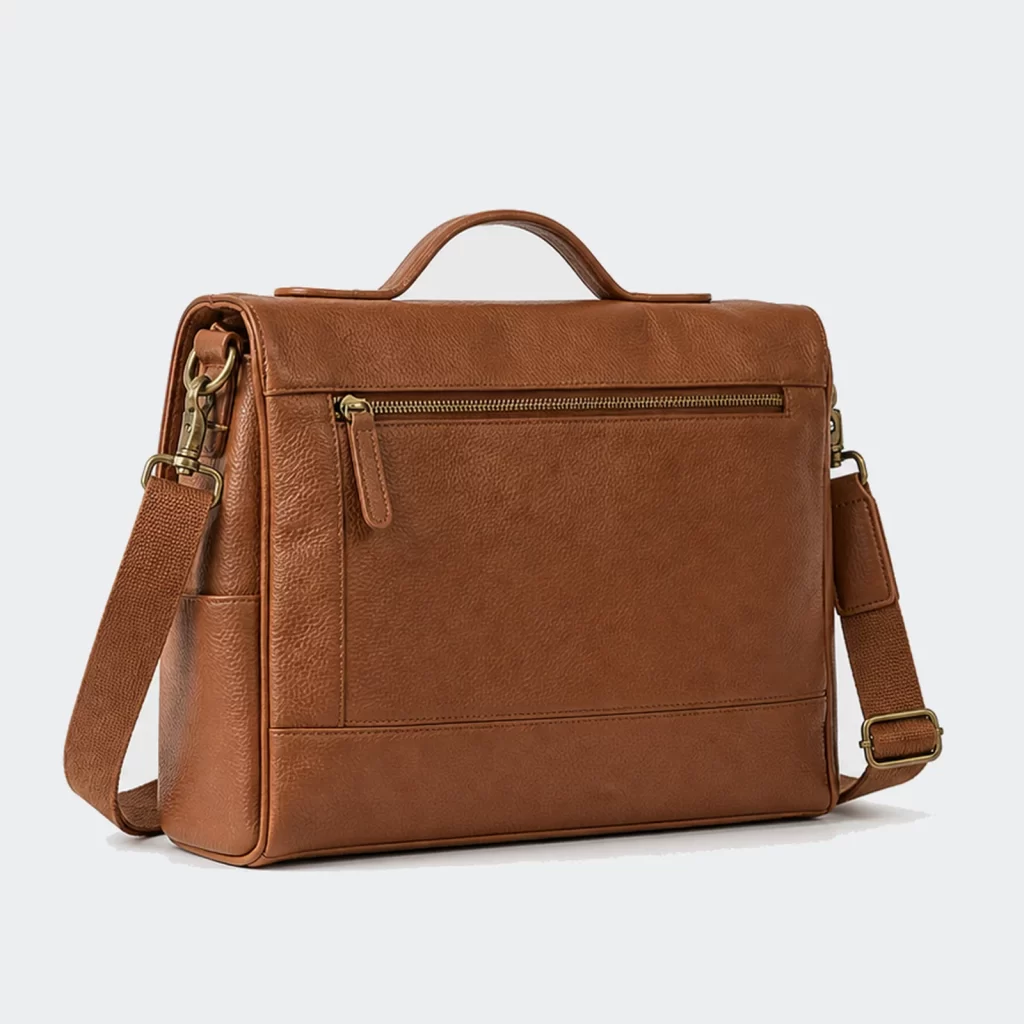 genuine leather summit business briefcase product reference view 2
