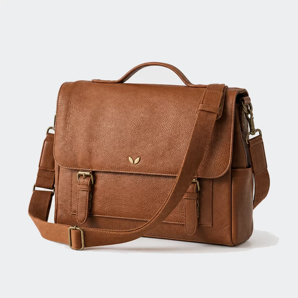 genuine leather summit business briefcase product reference view 1