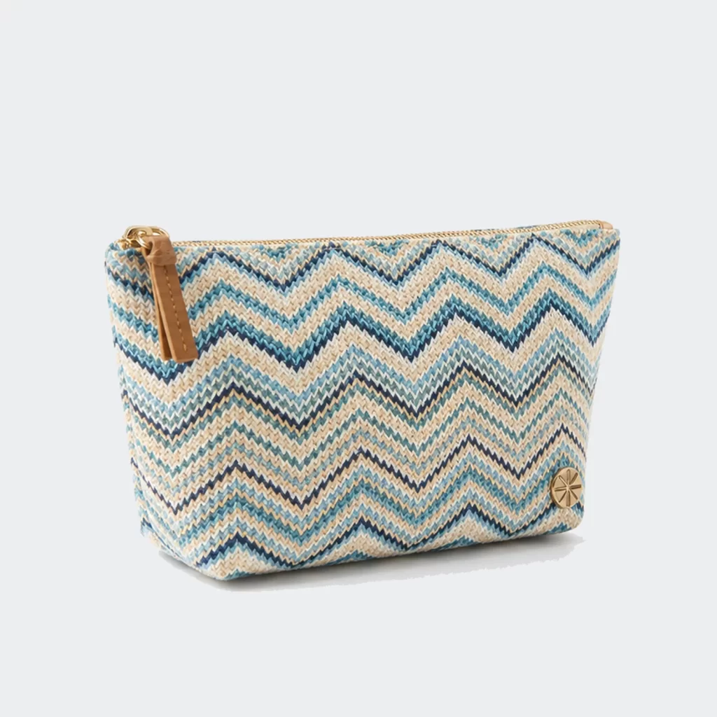 water-resistant coated textile route zip pouch product reference view 1