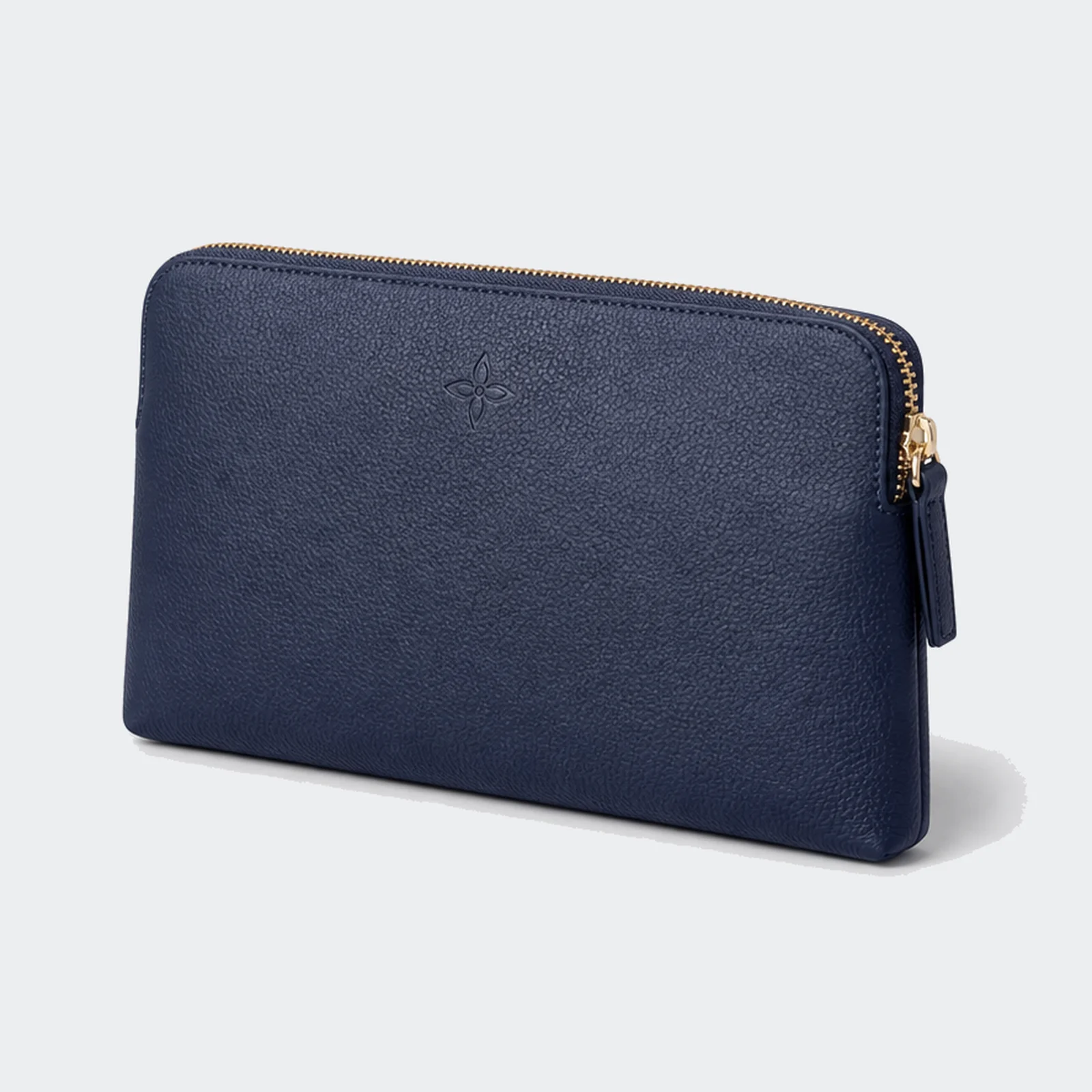 Genuine Leather Arc Zip Pouch BL-CH-658 hover Private label clutch and pouch bag for wholesale projects