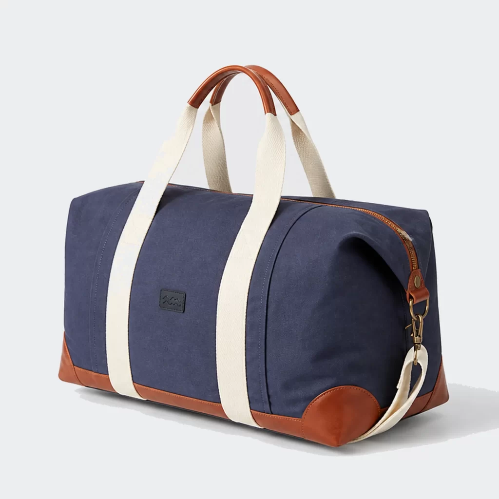 genuine leather harbor weekender duffel bag product reference view 2