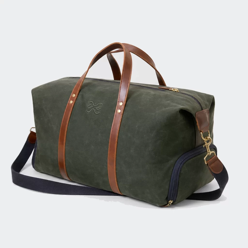 genuine leather pace weekender duffel bag product reference view 2