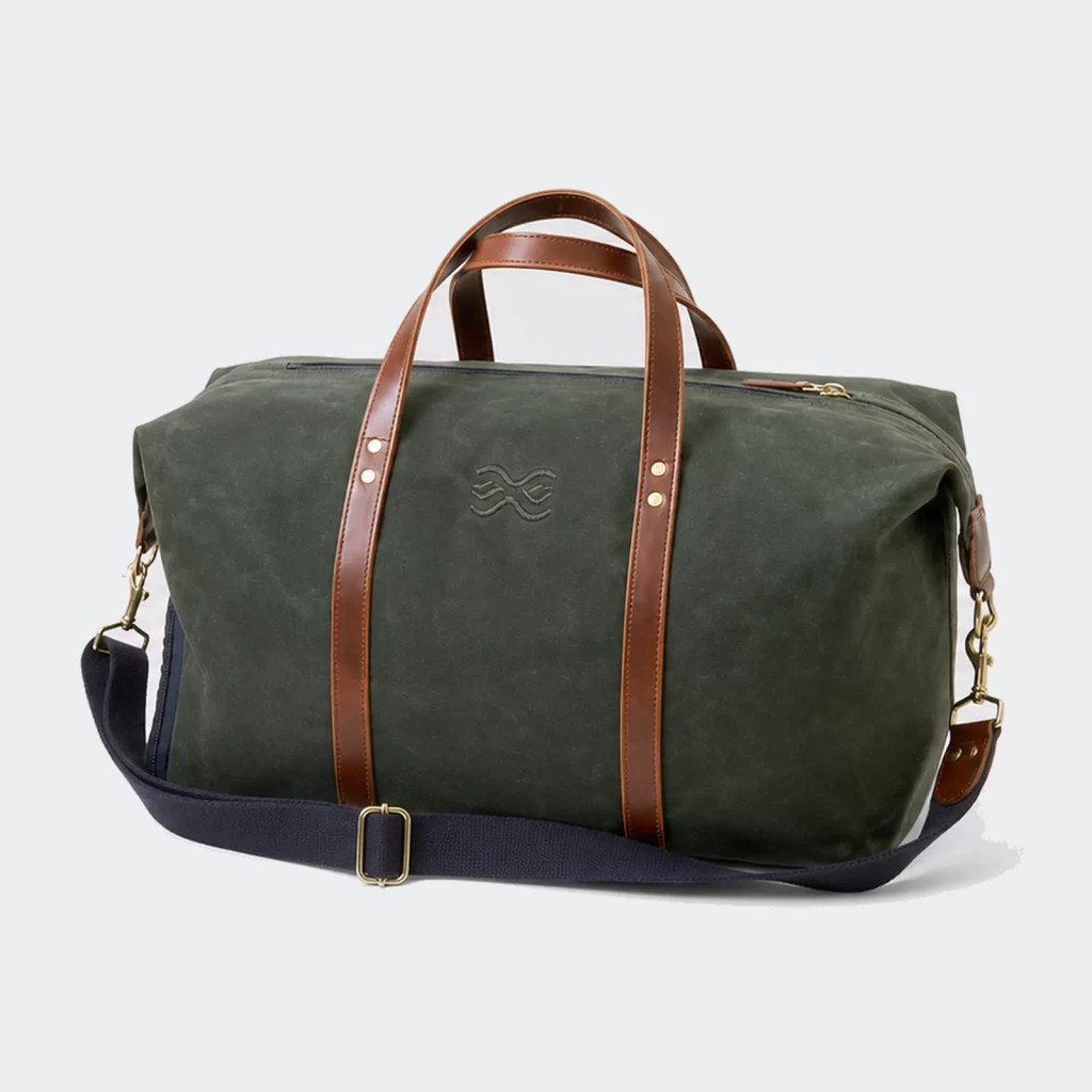 genuine leather pace weekender duffel bag product reference view 1