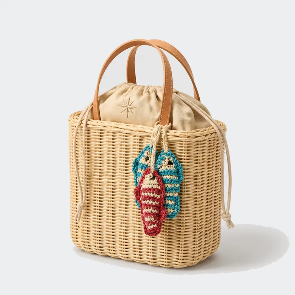 woven wicker metro everyday bag product reference view 2
