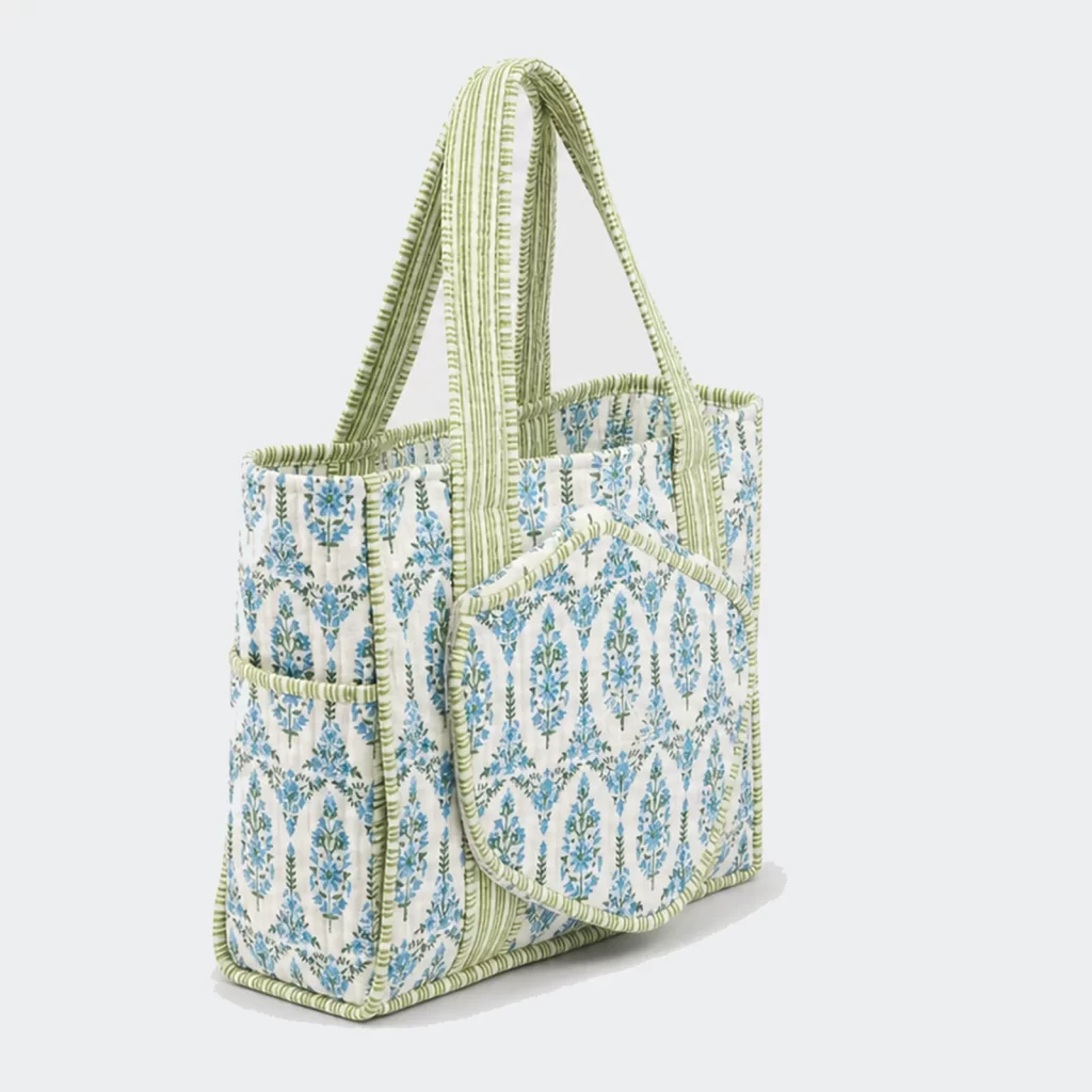 quilted cotton cove pickleball bag product reference view 2