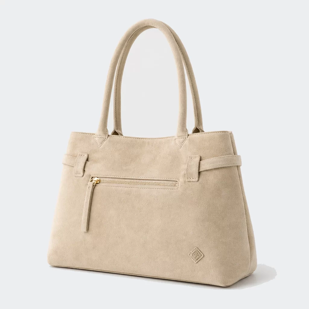 suede leather haven shoulder handbag product reference view 2