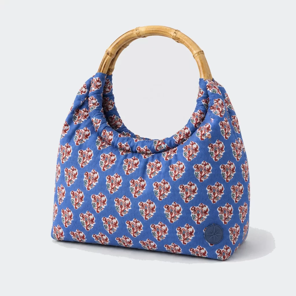 quilted cotton horizon shoulder handbag product reference view 1
