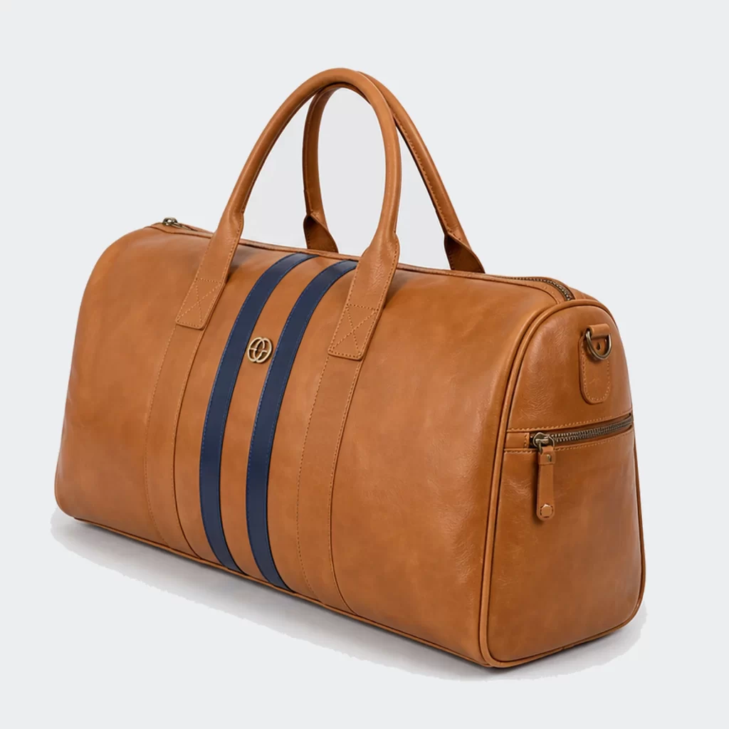 genuine leather roamer weekender duffel bag product reference view 2
