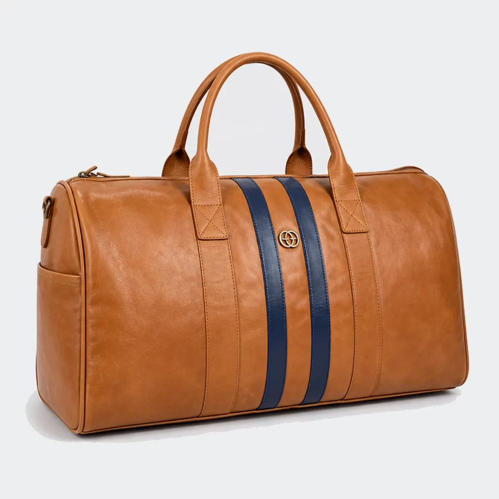 genuine leather roamer weekender duffel bag product reference view 1