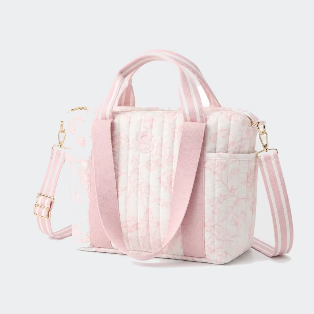 quilted cotton beacon diaper bag product reference view 1