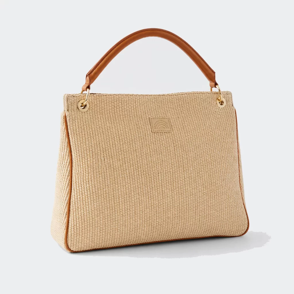 woven raffia vector everyday bag product reference view 1