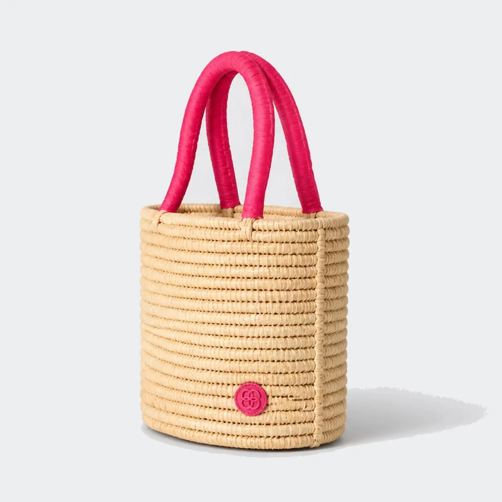 woven raffia ember shoulder handbag product reference view 2