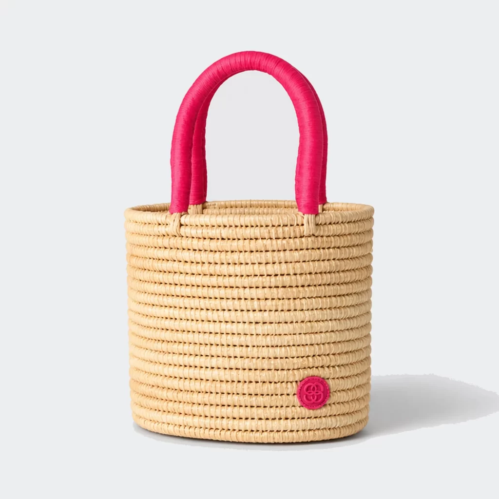woven raffia ember shoulder handbag product reference view 1
