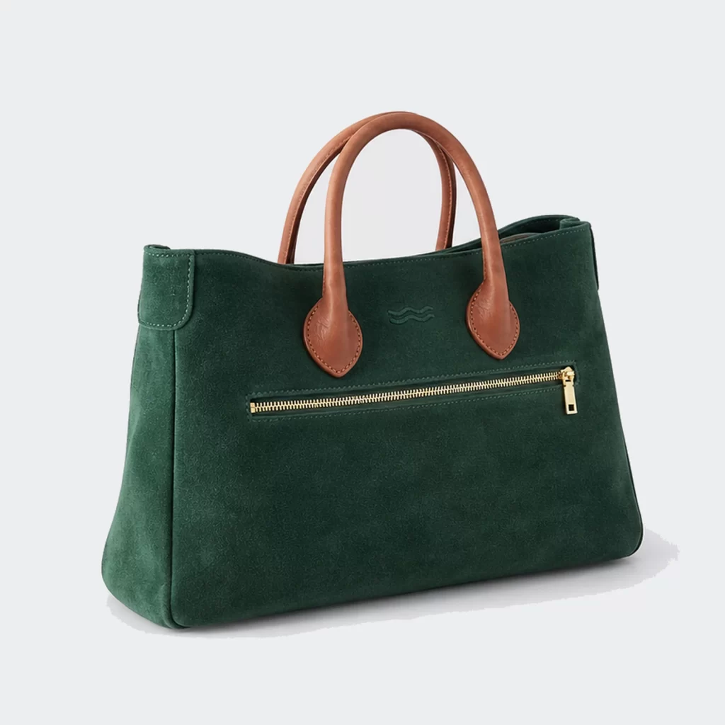 suede leather pace shoulder handbag product reference view 2