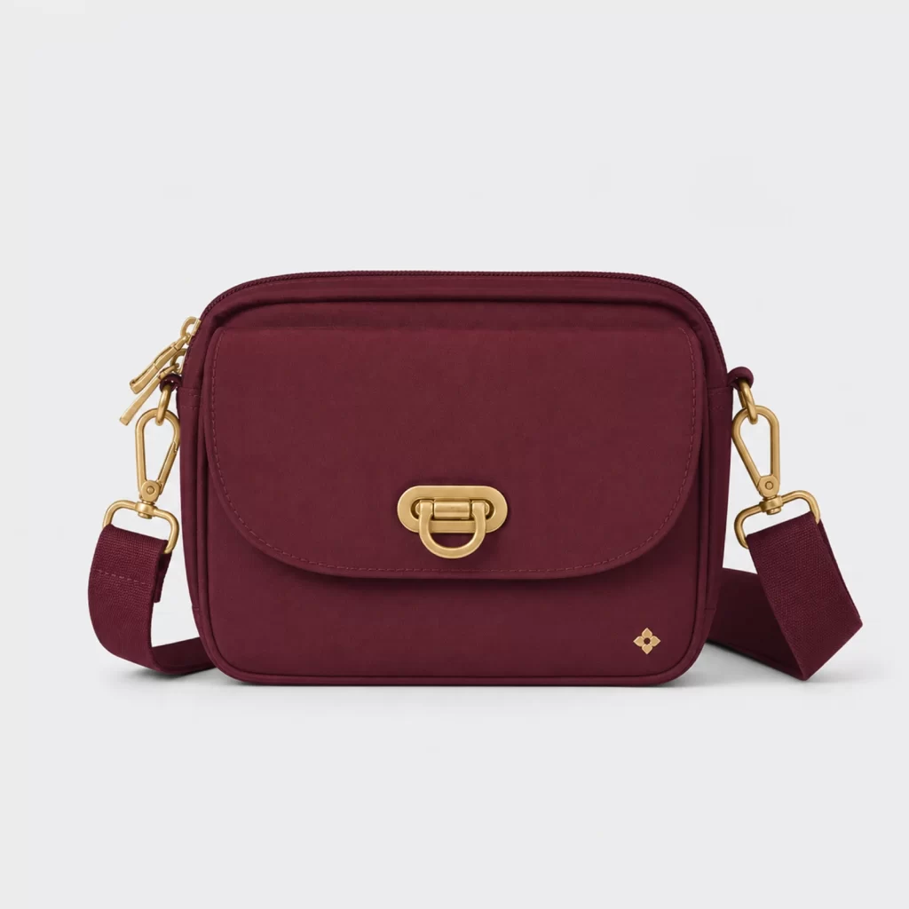 zippered sling bag product reference view 1