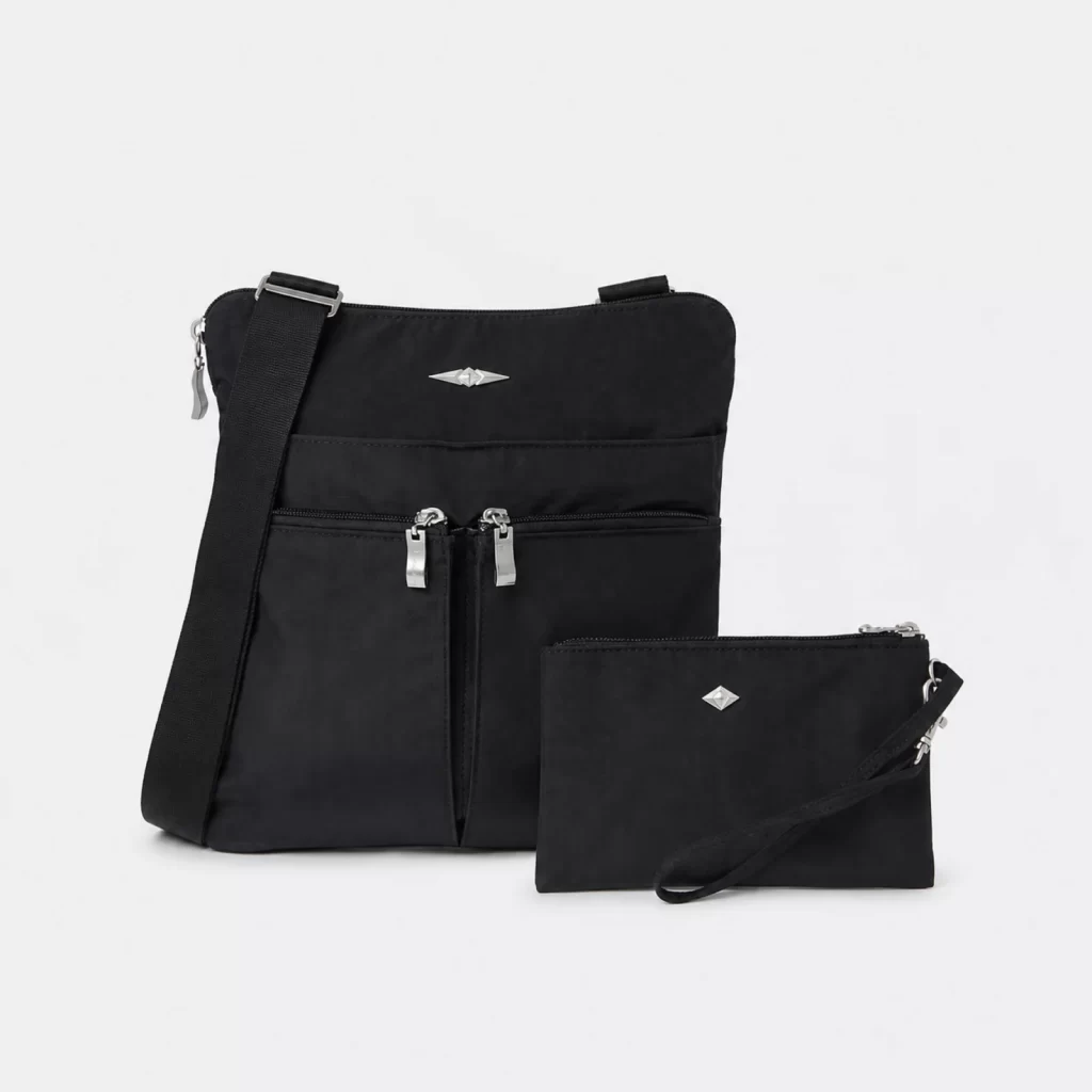 zippered sling bag product reference view 1