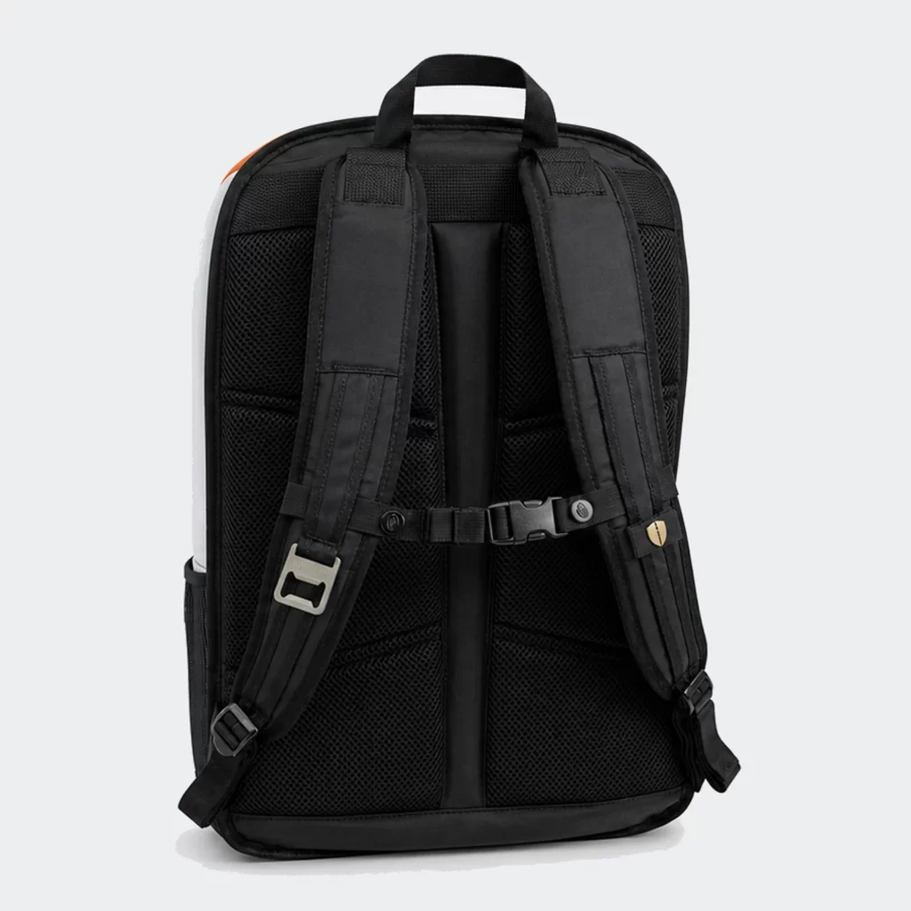 recycled nylon laptop backpack product reference view 2