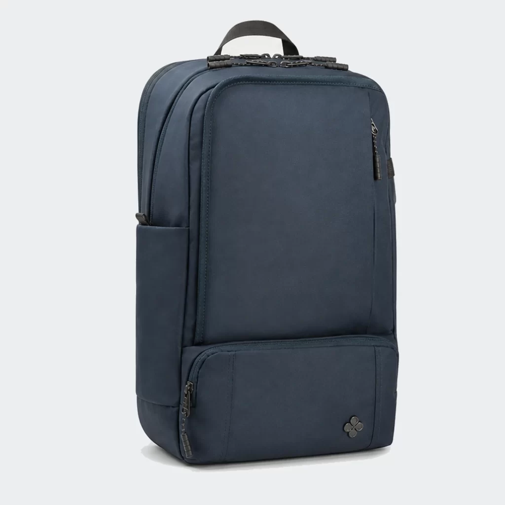 recycled nylon laptop backpack product reference view 1