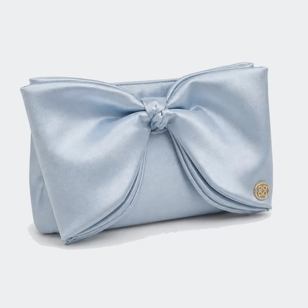 vegan pu leather compact clutch bag product reference view 1
