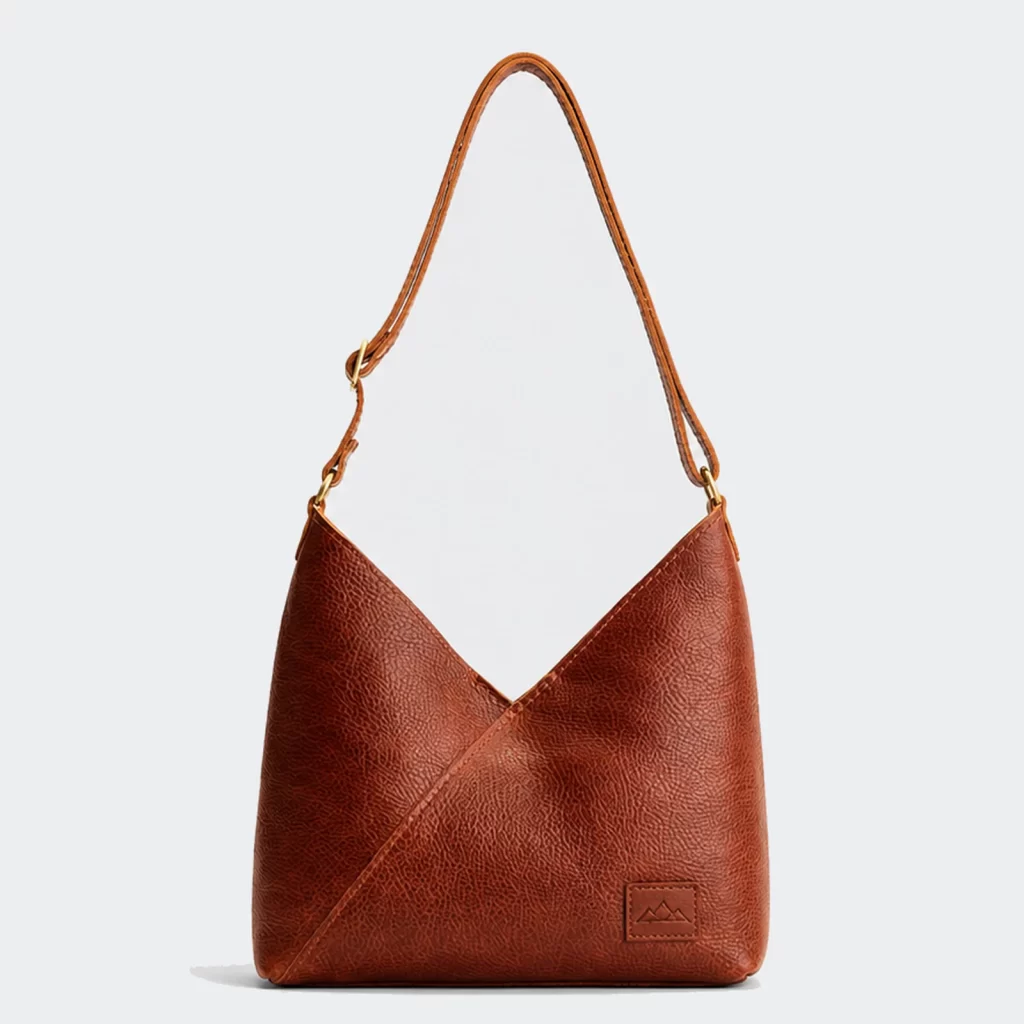 full-grain leather shoulder bag product reference view 2