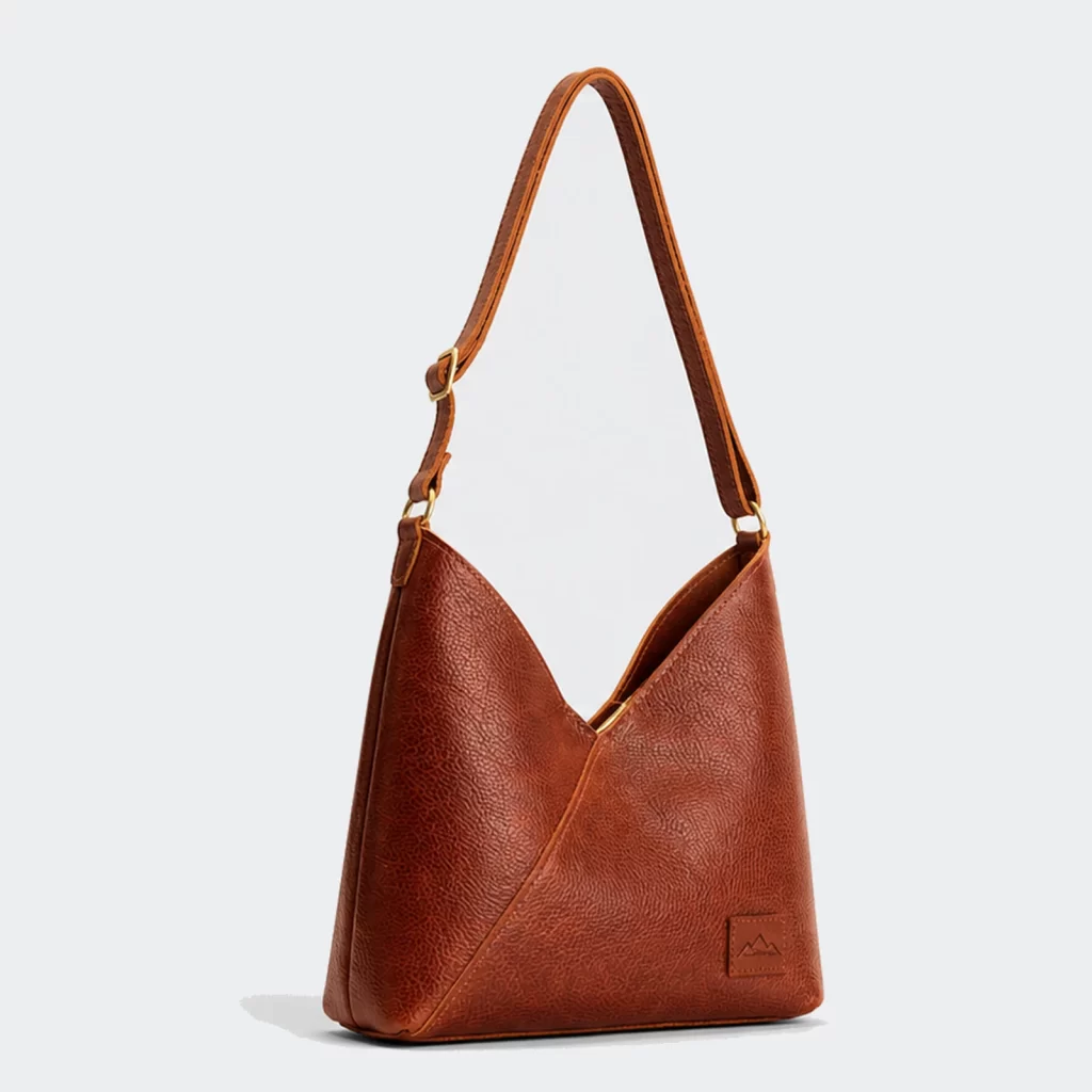 full-grain leather shoulder bag product reference view 1
