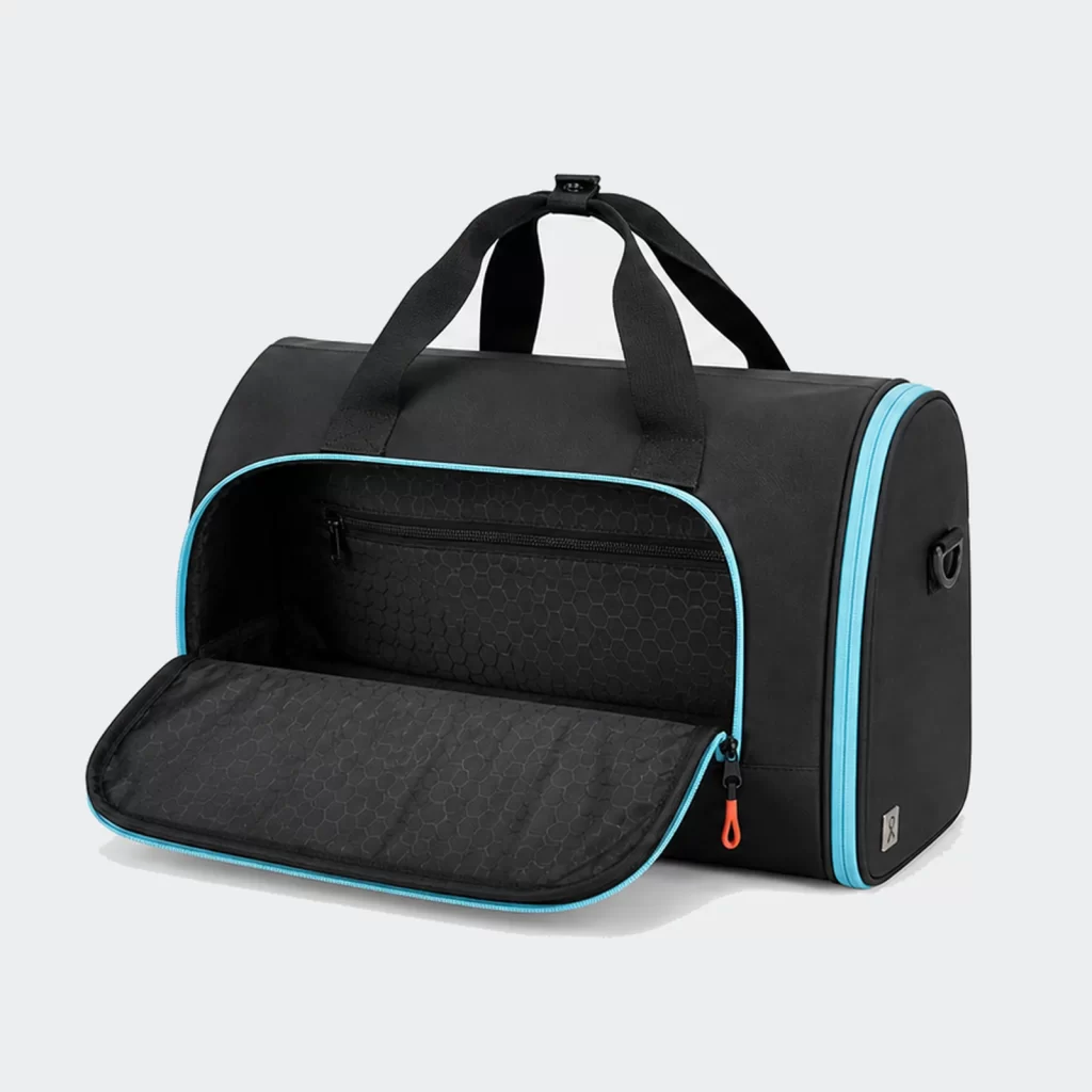 recycled polyester garment duffel bag product reference view 2