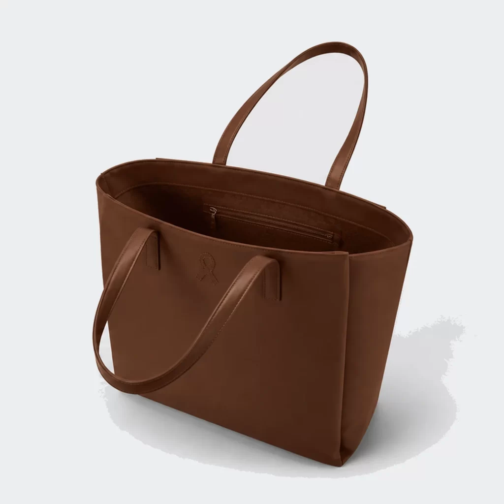 vegan pu leather carryall tote bag product reference view 2