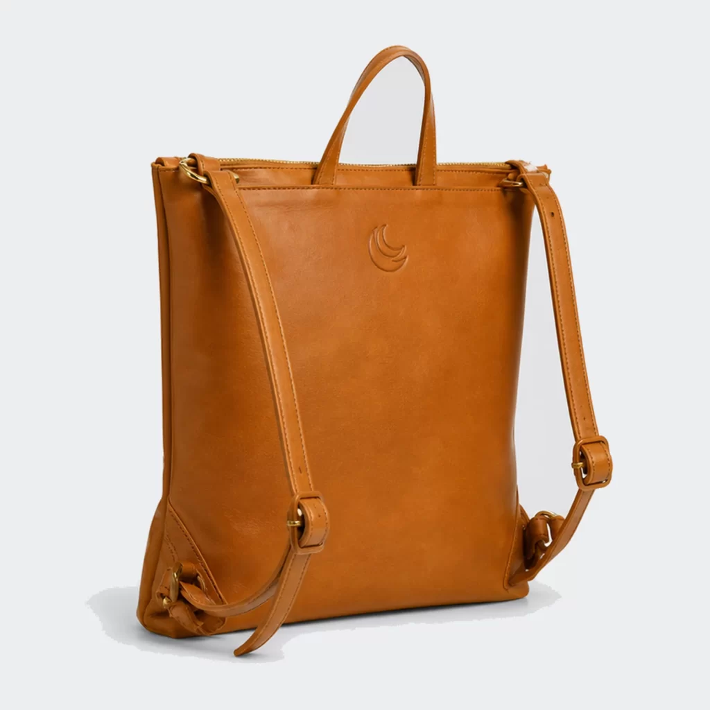 full-grain leather delta laptop everyday backpack product reference view 2