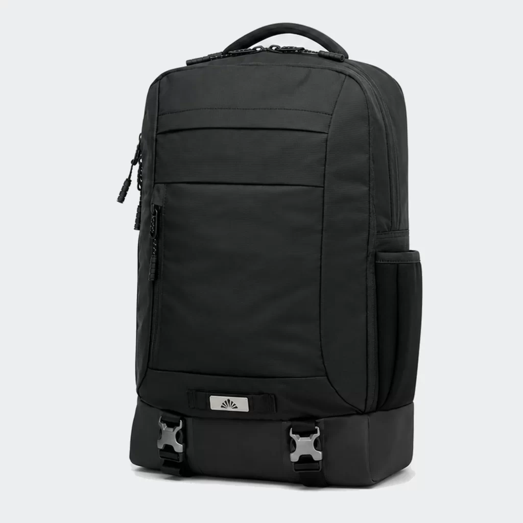 recycled nylon pioneer laptop backpack product reference view 1