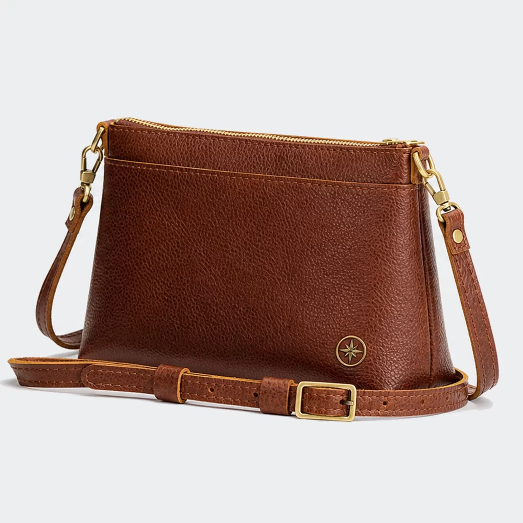 genuine leather contour everyday crossbody bag product reference view 2