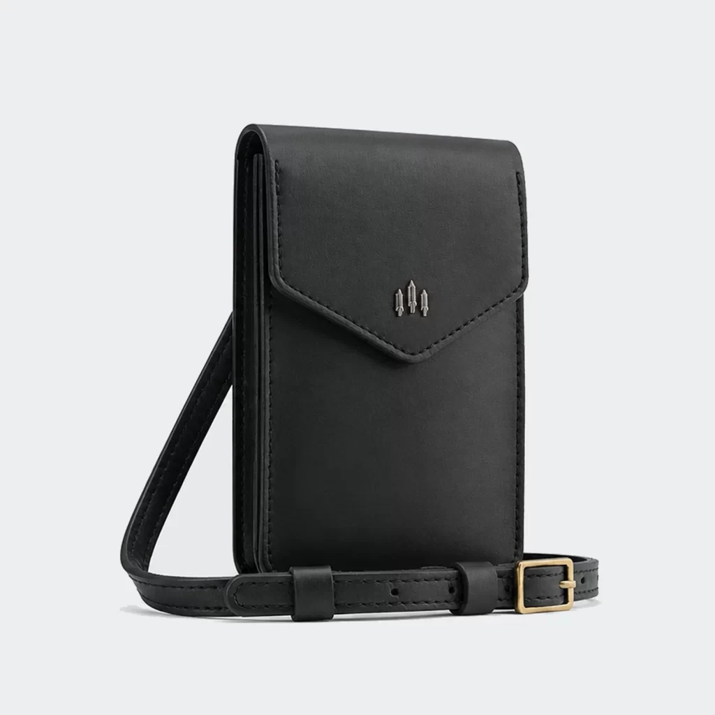 genuine leather phone crossbody bag product reference view 1
