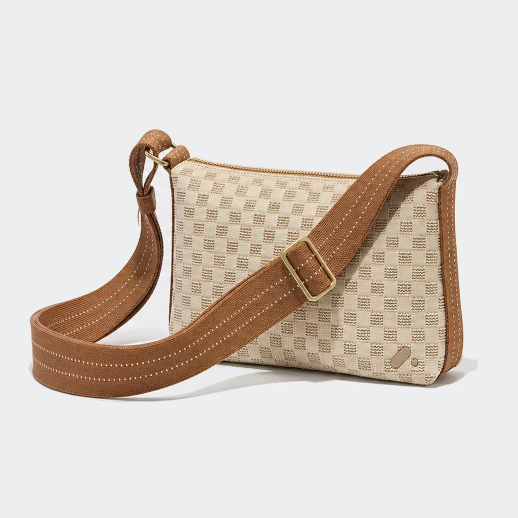 recycled pet knit transit everyday crossbody bag product reference view 1