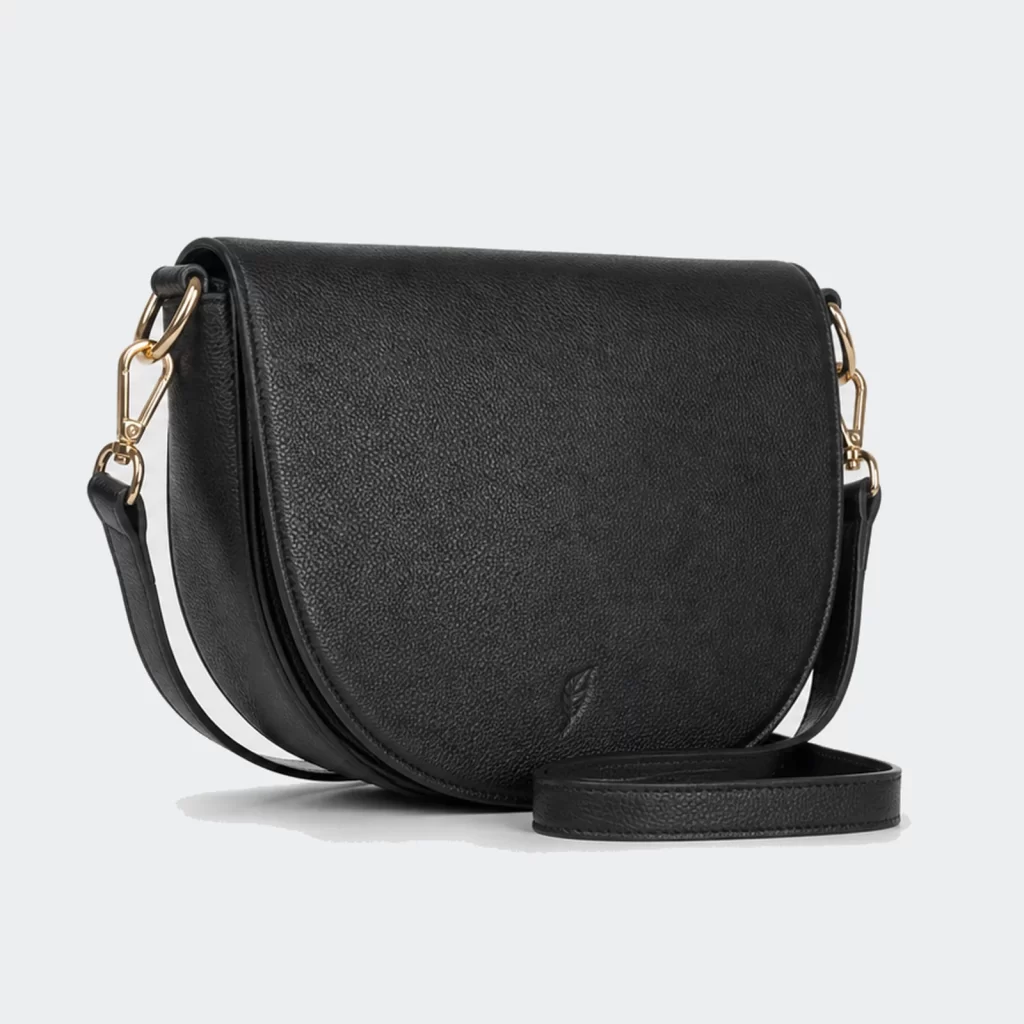 vegan pu leather coastal everyday saddle shoulder bag product reference view 1