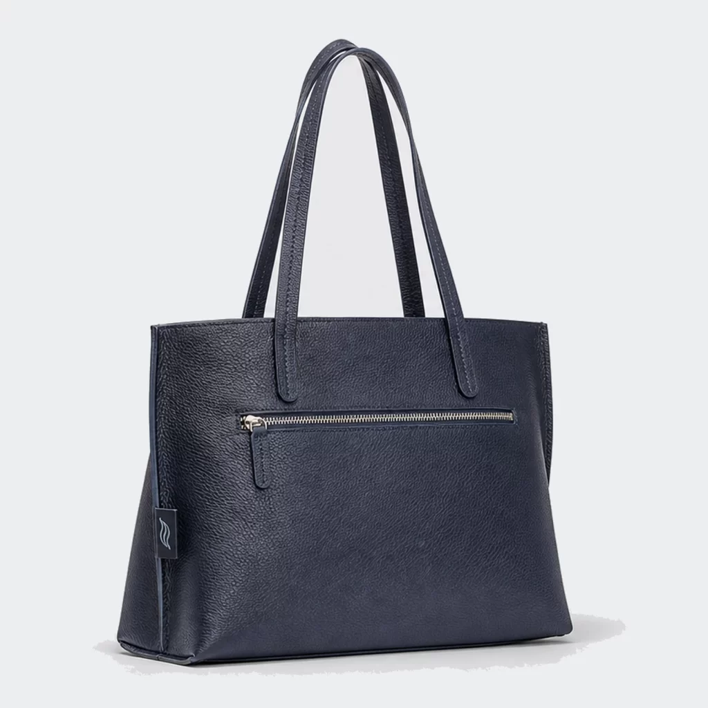 full-grain leather everyday tote bag product reference view 2