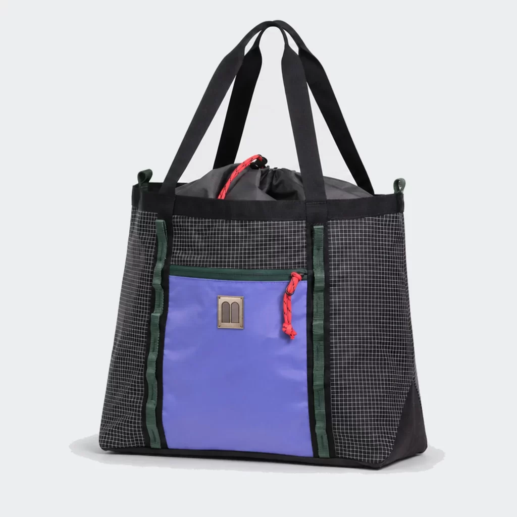 recycled nylon utility tote bag product reference view 1