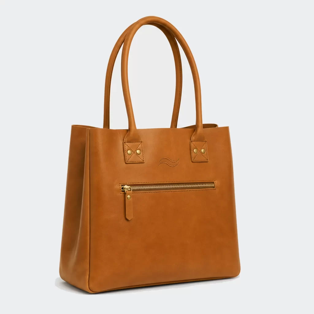 genuine leather ember everyday carryall tote bag product reference view 2