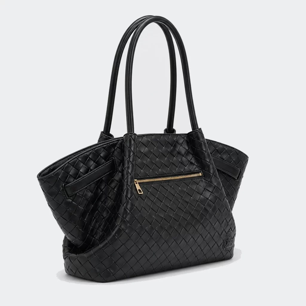 vegan pu leather delta everyday carryall tote bag product reference view 2