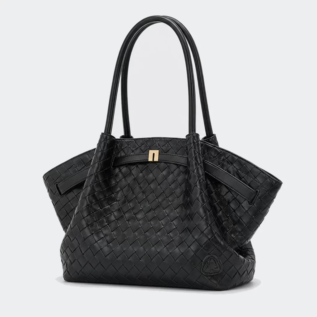 vegan pu leather delta everyday carryall tote bag product reference view 1