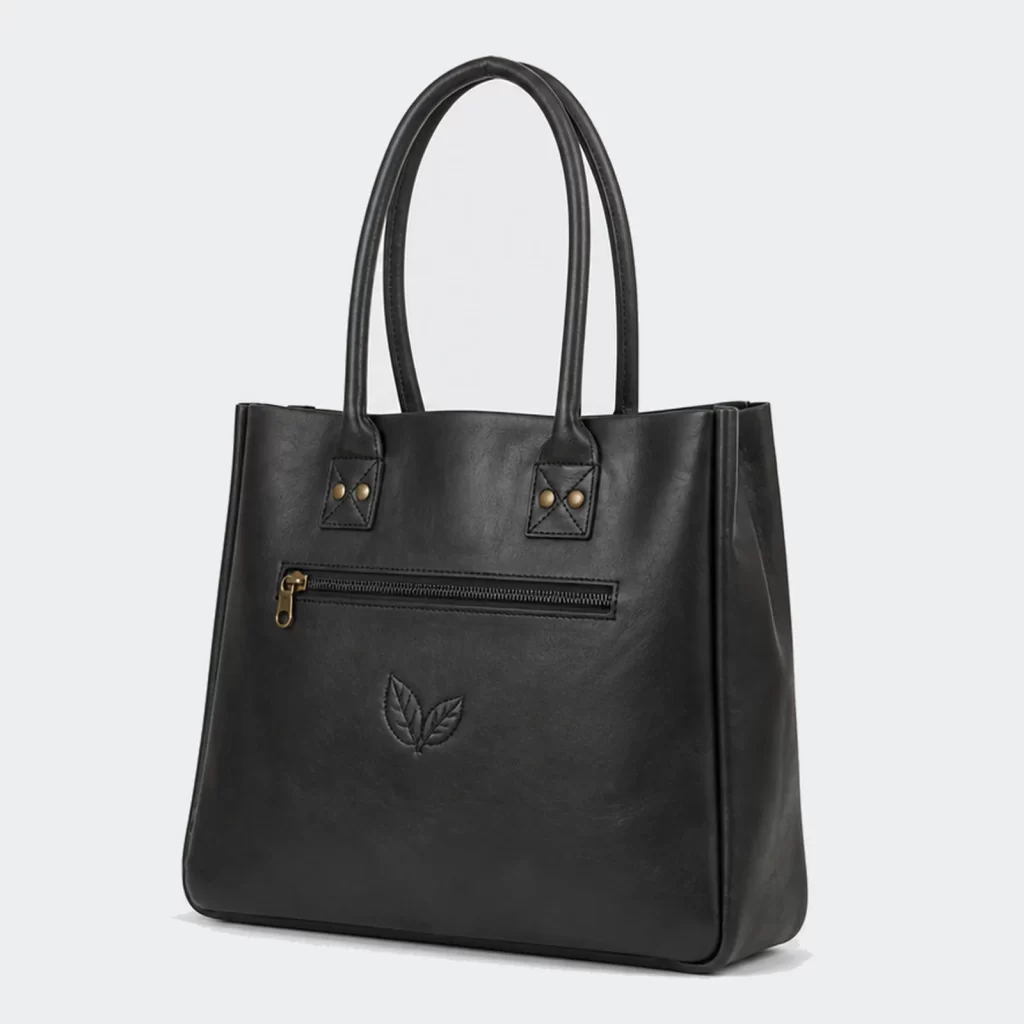 full-grain leather alpine everyday carryall tote bag product reference view 2