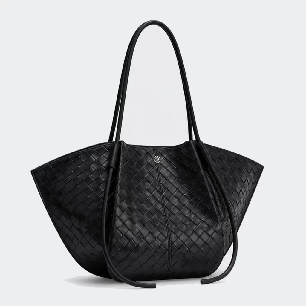 vegan pu leather compass everyday carryall tote bag product reference view 1