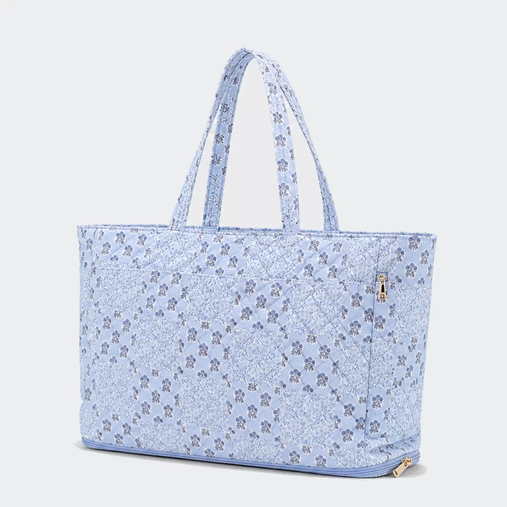 vegan pu leather nimbus expandable carryall tote bag product reference view 2